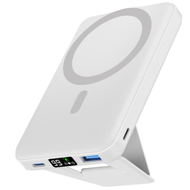 Podoru Wireless Charger for Magsafe Smartphone Fast Charging Power Bank, 10000Mah Magnetic Battery Pack &USB-C Cable, for Iphone 16/15/14/13/12 Series