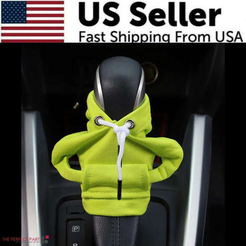 Car Gear Shift Cover Mini Hoodie for Stylish Car Shifter Interior Trim