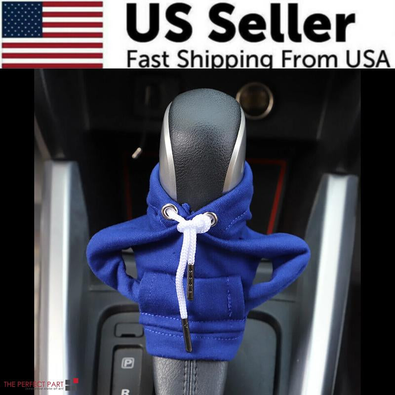 Car Gear Shift Cover Mini Hoodie for Stylish Car Shifter Interior Trim