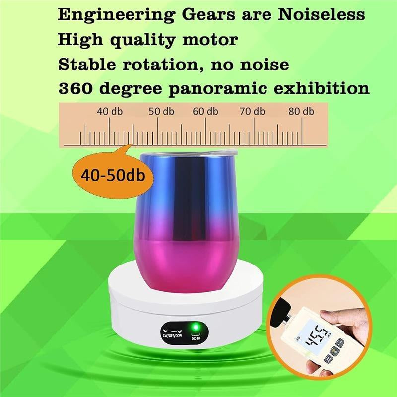 360 Degree Cup Rotating Display Stand for Rotating Photography Products Camera Automatic Digi Digital