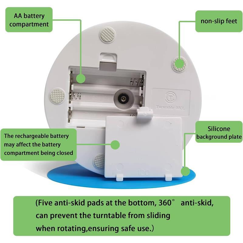 360 Degree Cup Rotating Display Stand for Rotating Photography Products Camera Automatic Digi Digital