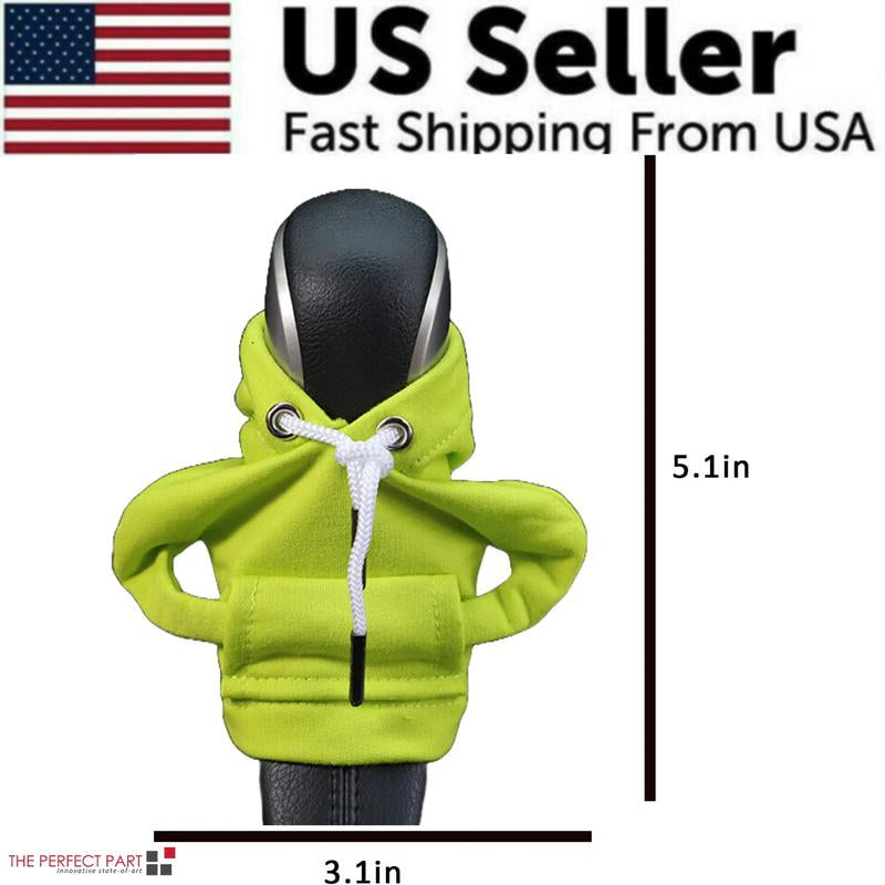 Car Gear Shift Cover Mini Hoodie for Stylish Car Shifter Interior Trim