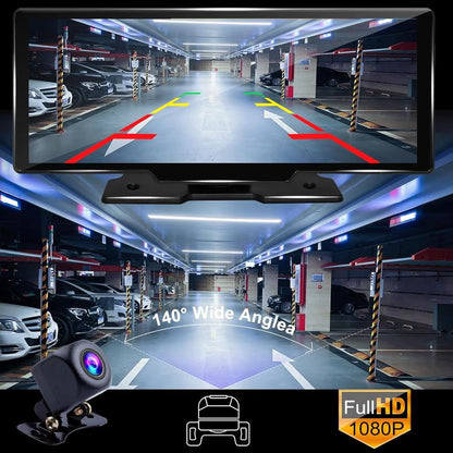 Portable Wireless Carplay Screen, 10.26 Inch 4K Ultra HD/ 7 Inch 1080P Carplay Radio Touchscreen, Car Video Players for Any Car, Big Screen Carplay