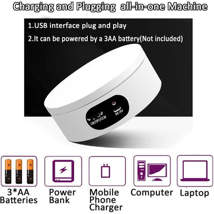 360 Degree Cup Rotating Display Stand for Rotating Photography Products Camera Automatic Digi Digital