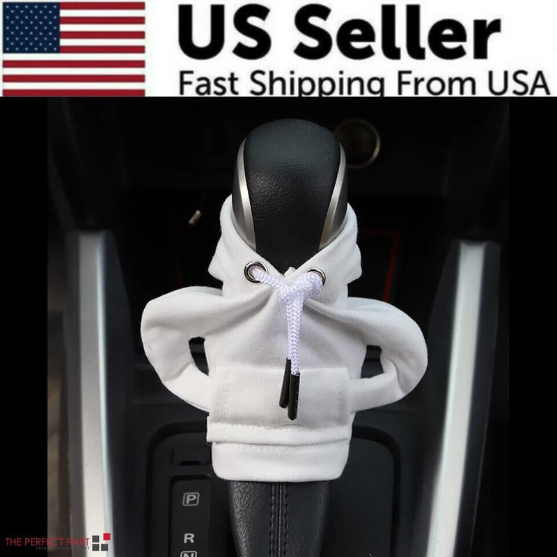 Car Gear Shift Cover Mini Hoodie for Stylish Car Shifter Interior Trim
