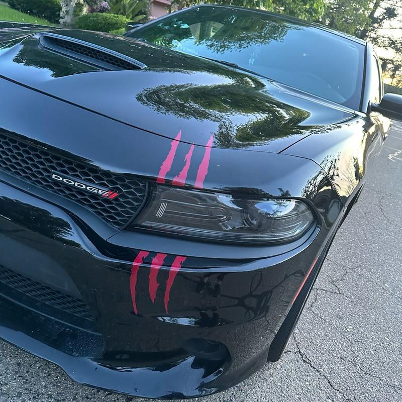 Headlight Claw Marks Decal