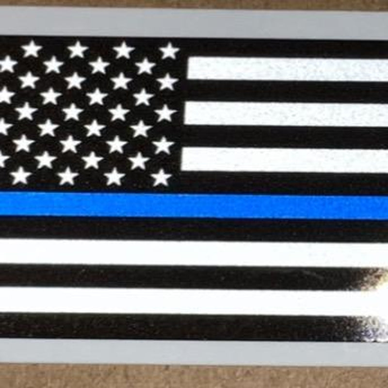 Reflective US Flag Sticker Decal - Set of 2, 5" Vinyl Decals for Driver and Passenger Sides - Automotive & Motorcycle Car Exterior Accessories, Car Stickers