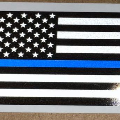 Reflective US Flag Sticker Decal - Set of 2, 5" Vinyl Decals for Driver and Passenger Sides - Automotive & Motorcycle Car Exterior Accessories, Car Stickers