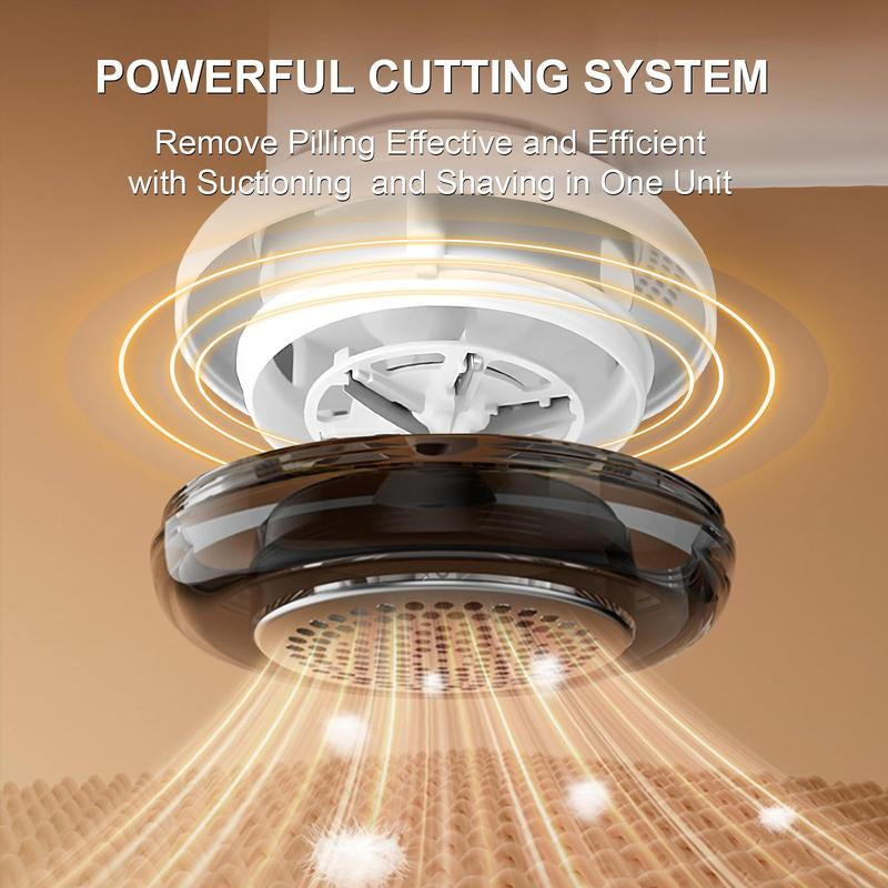 Rechargeable Fabric Shaver with LED Display & Large Capacity Container 3-Settings Control Shaver Easy-To-Grip Handle High-End Color Matching ,Efficient Sweater and Lint Shaver for Clothes