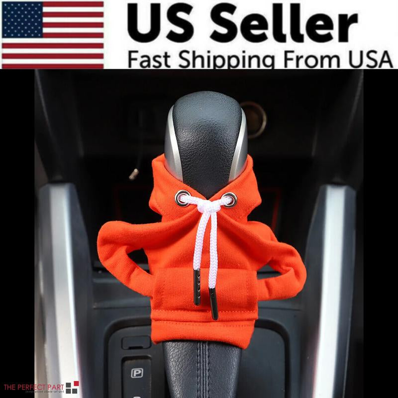 Car Gear Shift Cover Mini Hoodie for Stylish Car Shifter Interior Trim