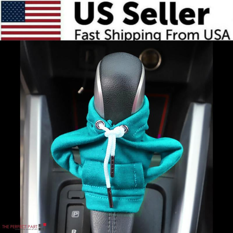 Car Gear Shift Cover Mini Hoodie for Stylish Car Shifter Interior Trim