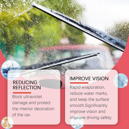120Ml Car Windshield Cleaning Agent, Oil Film Cleaning Agent, Windshield Refurbishment Decontamination Watermark Remover Degreaser, Automotive Cleaner, Car Detailing Products, Car Cleaning Kit