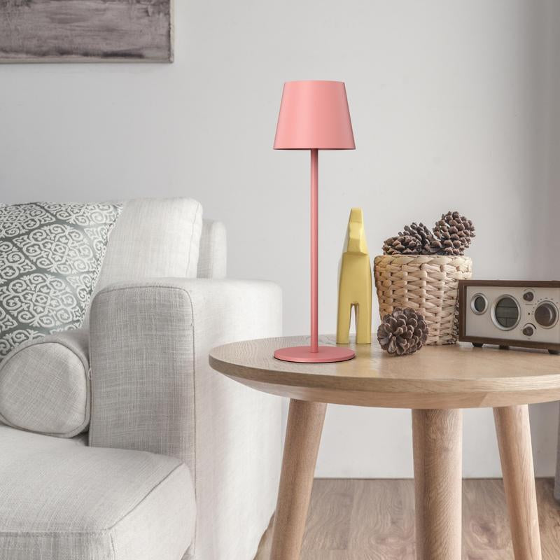 Stylish 2-Pack Cordless LED Desk Lamps - Rechargeable Touch Night Lights for Home, Restaurant, Camping & More!