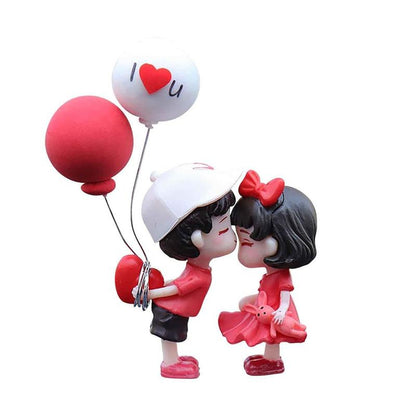 Summer Cute Couple Statue Car Orament, Car Cartoon Couple Decorative Statue, Couple Statue Decoration, Car Interior Decor