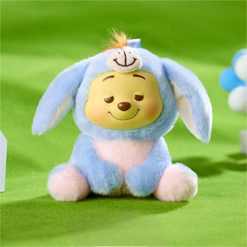 Disney Winnie-The-Pooh Collection Naughty Team Vinyl Plush Pendant Surprise Box -Mini Cute Stuff, Outfits Keychains, Out Shopping Party School Pendant,Birthday Gift