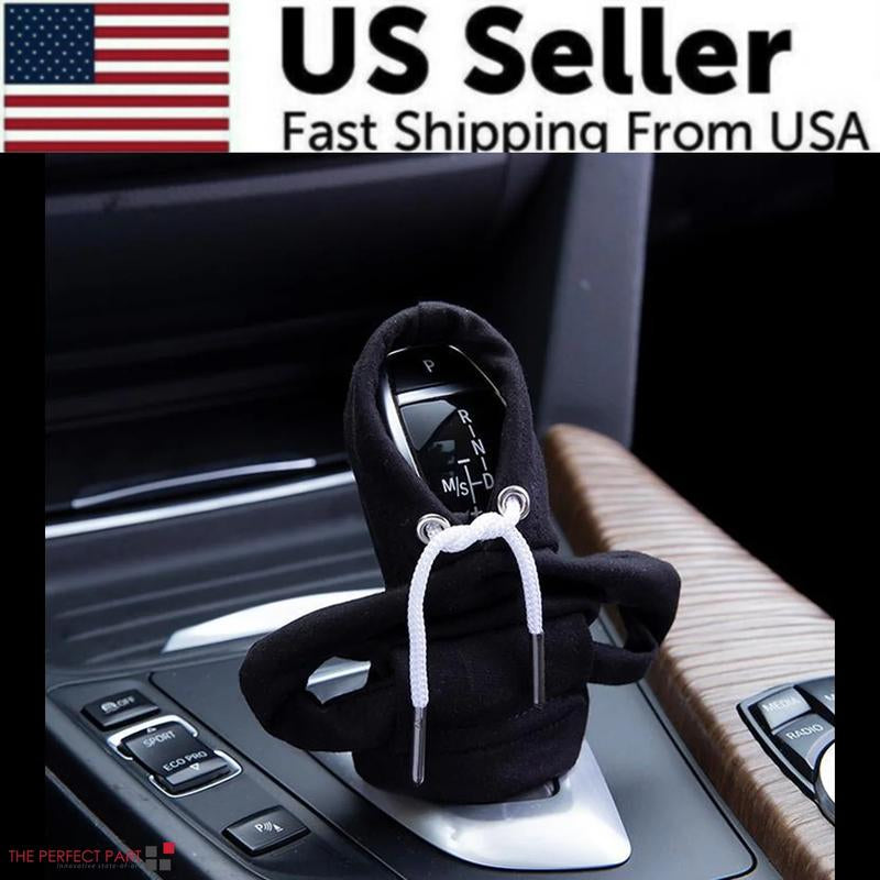 Car Gear Shift Cover Mini Hoodie for Stylish Car Shifter Interior Trim