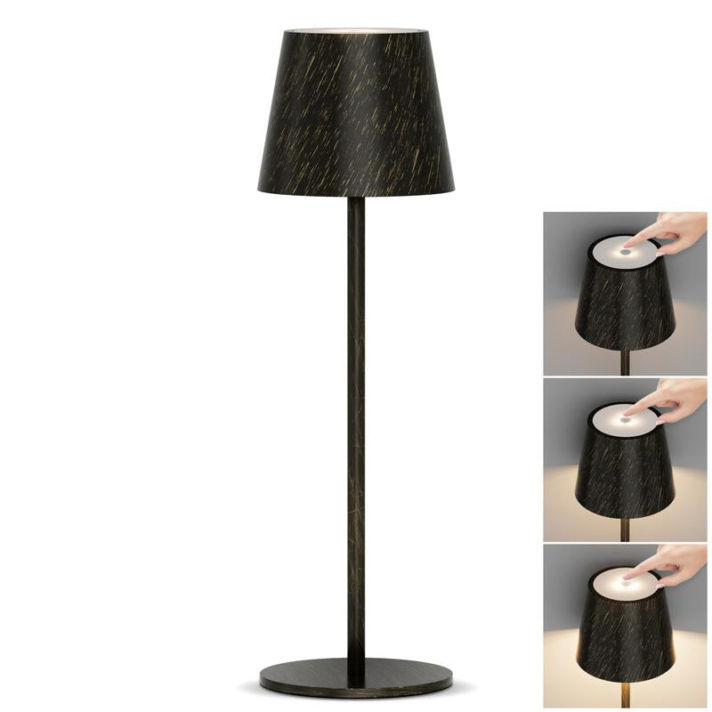 Stylish 2-Pack Cordless LED Desk Lamps - Rechargeable Touch Night Lights for Home, Restaurant, Camping & More!