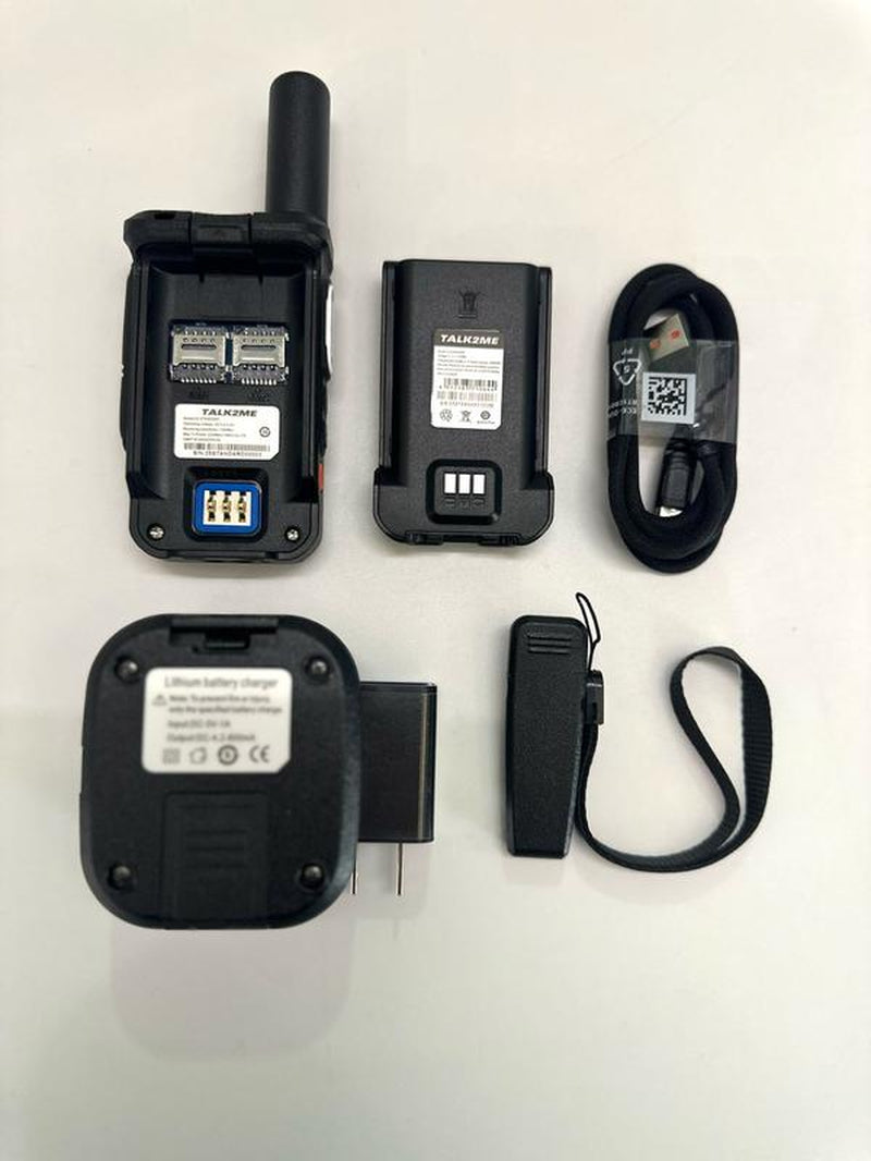 NORTH AMERICA (USA, PR, CANADA, MEXICO) 25 STANDARD Walkie-Talkie Portable with USB Charger Cable, 1St Year of Service Included - Radio Audio